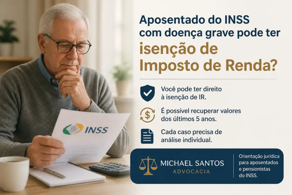 isenção de imposto de renda aposentado doença grave