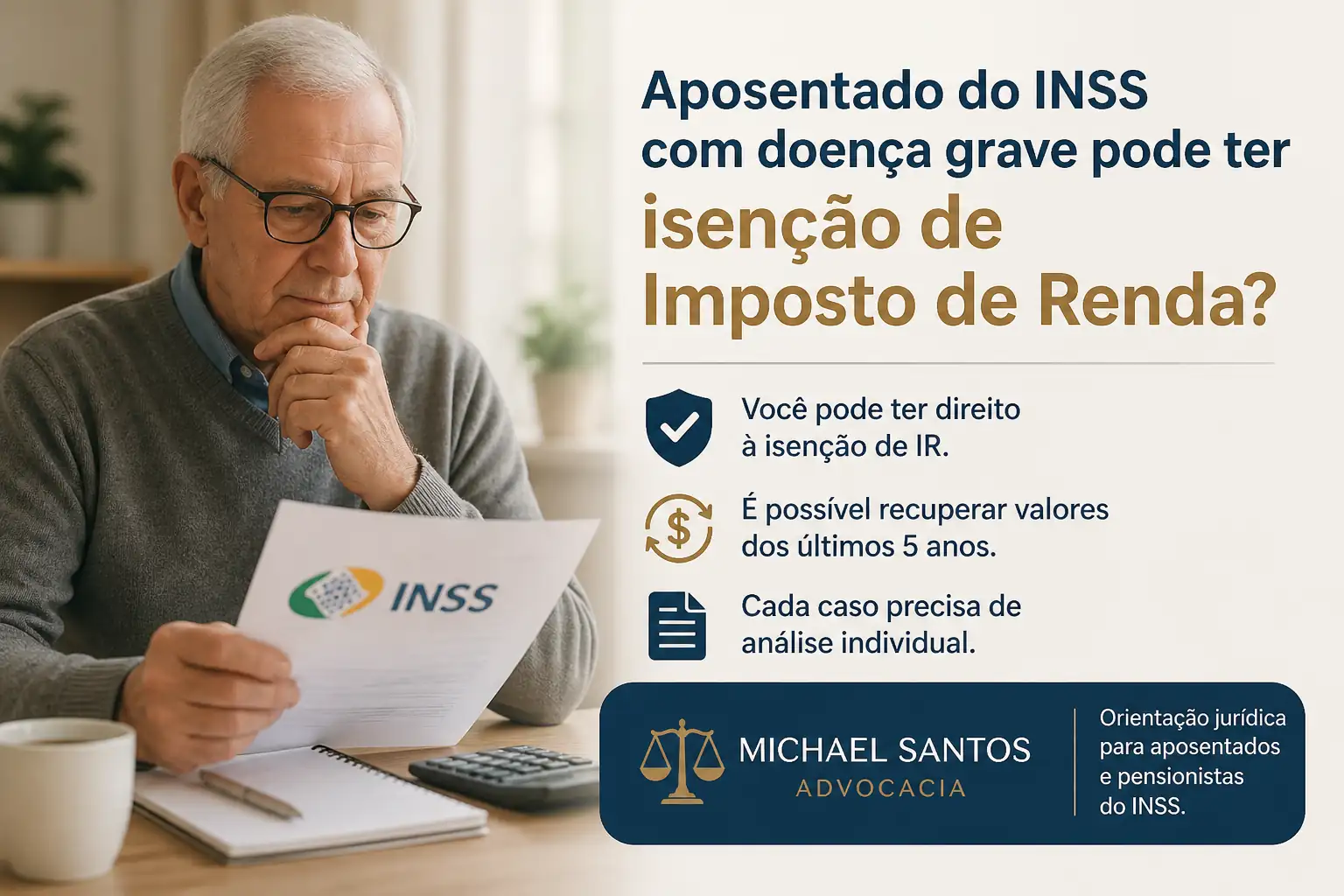 isenção de imposto de renda aposentado doença grave